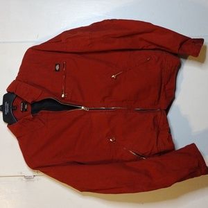 Red IronCloth Dickies Moto jacket men's medium